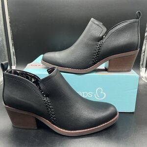 Baretraps womens Lidian ankle bootie size 9.5 NEW black western bohemian